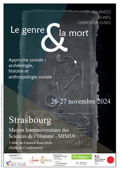 Affiche Le genre la mort Approche croisée : archéologie,  histoire et  anthropologie sociale