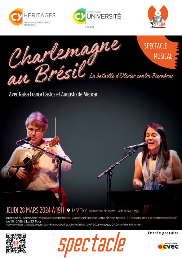 Affiche - Charlemagne au brésil - Mémoires performées