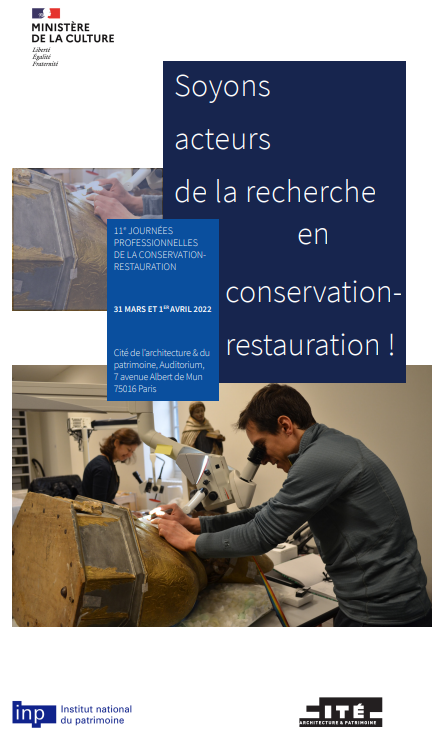 Affiche conservation-restauration 2022