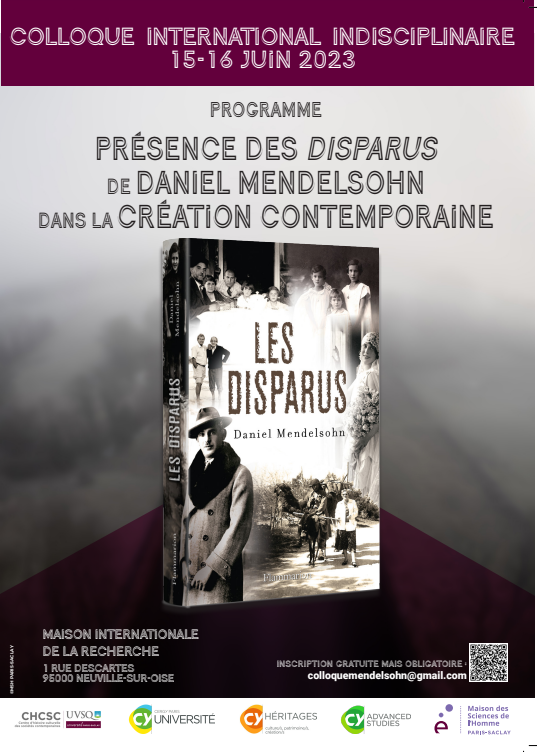 Affiche Disparus Mendelsohn