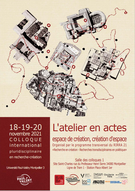 Affiche L'atelier en actes