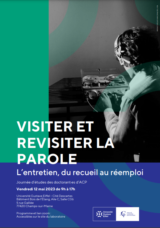 Affiche Visiter et revisiter la parole