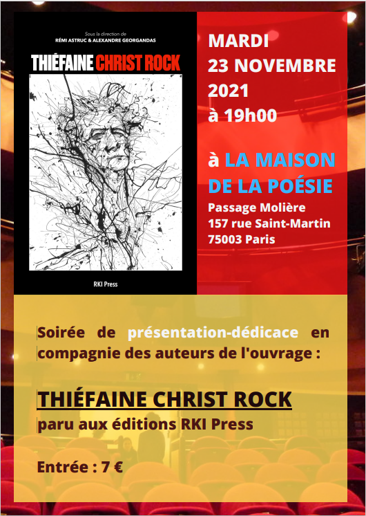 Présentation Thiéfaine Christ Rock