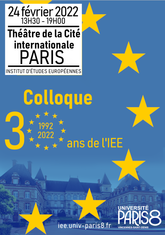 Colloque : les 30 ans de l'IEE