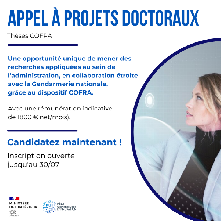 Appel à projets doctoraux COFRA