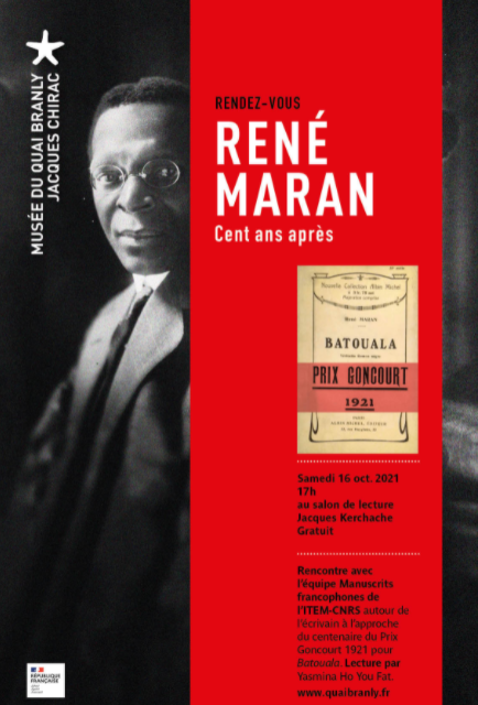 René Maran - Cent ans après
