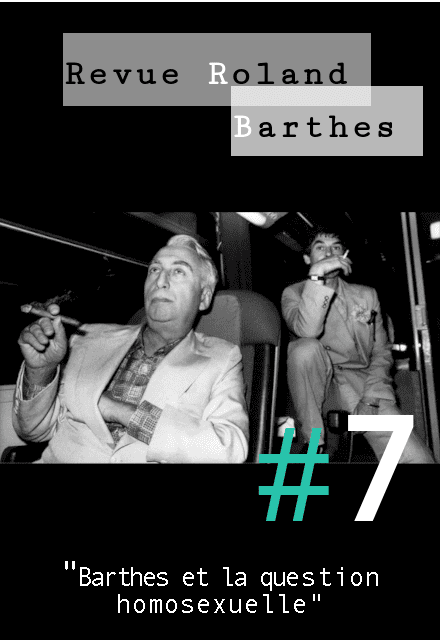 [PARUTION] Barthes et la question homosexuelle 